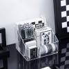 Yesesion Yakalika Transparent Desk Organizer with 5 Compartments view 4