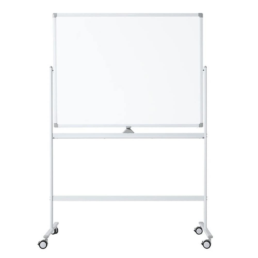 Vivol Magnetic Whiteboard on Wheels, 90 x 120 cm, White, Double-Sided