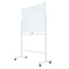 Vivol Magnetic Whiteboard on Wheels, 90 x 120 cm, White, Double-Sided view 3