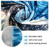 Chickw1 Round Waterproof, Stain-Resistant Tablecloth with Elastic Edge, Coffee Dessert 3D Pattern, 200 cm view 4