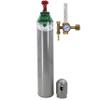 8 L Argon 4.8 Gas Cylinder with Regulator and Rotameter view 1