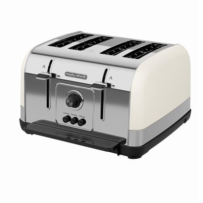 Morphy Richards Venture 4-Slice Toaster - Cream