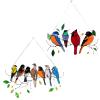 Colorful Bird Suncatcher Window Ornament view 1