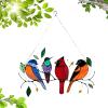 Colorful Bird Suncatcher Window Ornament view 3