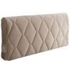 Stretch Velvet Headboard Cover, Brown, 220 cm view 1