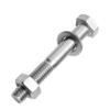 M5 x 45 mm Partially Threaded Hex Bolts with M5 Nuts and Washers, A2 Stainless Steel, 20-Pack view 1