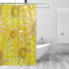 MONTOJ Watercolor Sunflowers Shower Curtain with Hooks, 60 x 72 in view 1