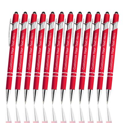 XJone Personalized Engraved Ballpoint Pens, 12-Pack, Black Ink