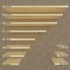 Henor Natural Pine Wood Floating Shelf 60 x 25 x 3 cm, Max. Load 20 kg view 4