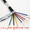 Geeyu ZHaonan Pure Copper RVVP Shielded Cable, 20AWG/18AWG, 2–8 Core, 5 m, UL2547 Signal and Control Wire (8-Core 20AWG, 5 m) view 2