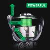 HNGM JK1000–4000 Spinning Fishing Reel, Red, Metal Spool, Saltwater Reel (JK, 2000 Series) view 4