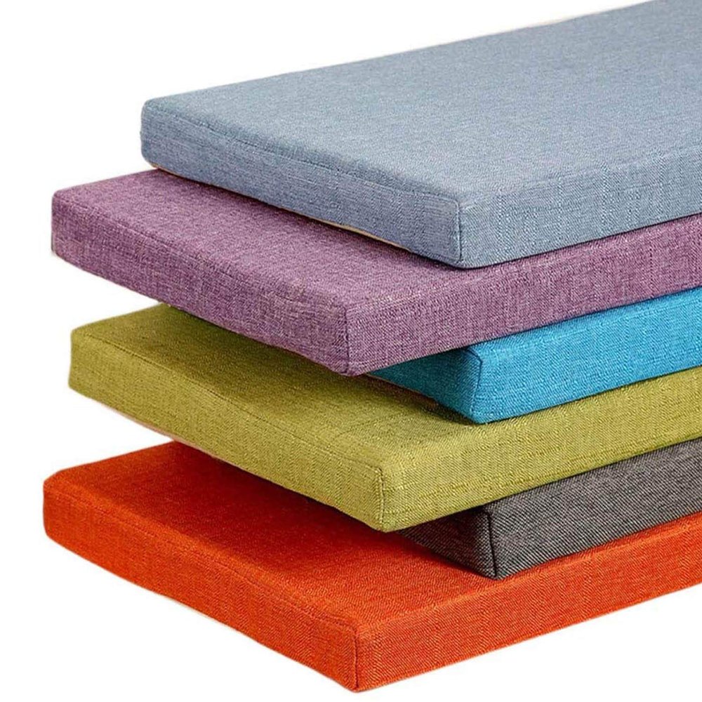 Waigg Kii Garden Bench Cushion 100/120/150 cm, Non-Slip Bench Pad for 2- and 3-Seaters, Indoor and Outdoor Use, Dining Room and Home Bench Cushion, Swing (150 x 35 x 3 cm, Gray)