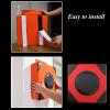 YRHH Wall-Mounted Boxing Bag, Adjustable Quiet Strike Target, Space-Saving Multi-Layer Focus Pad, 20 × 20 × 10 cm, Yellow view 3