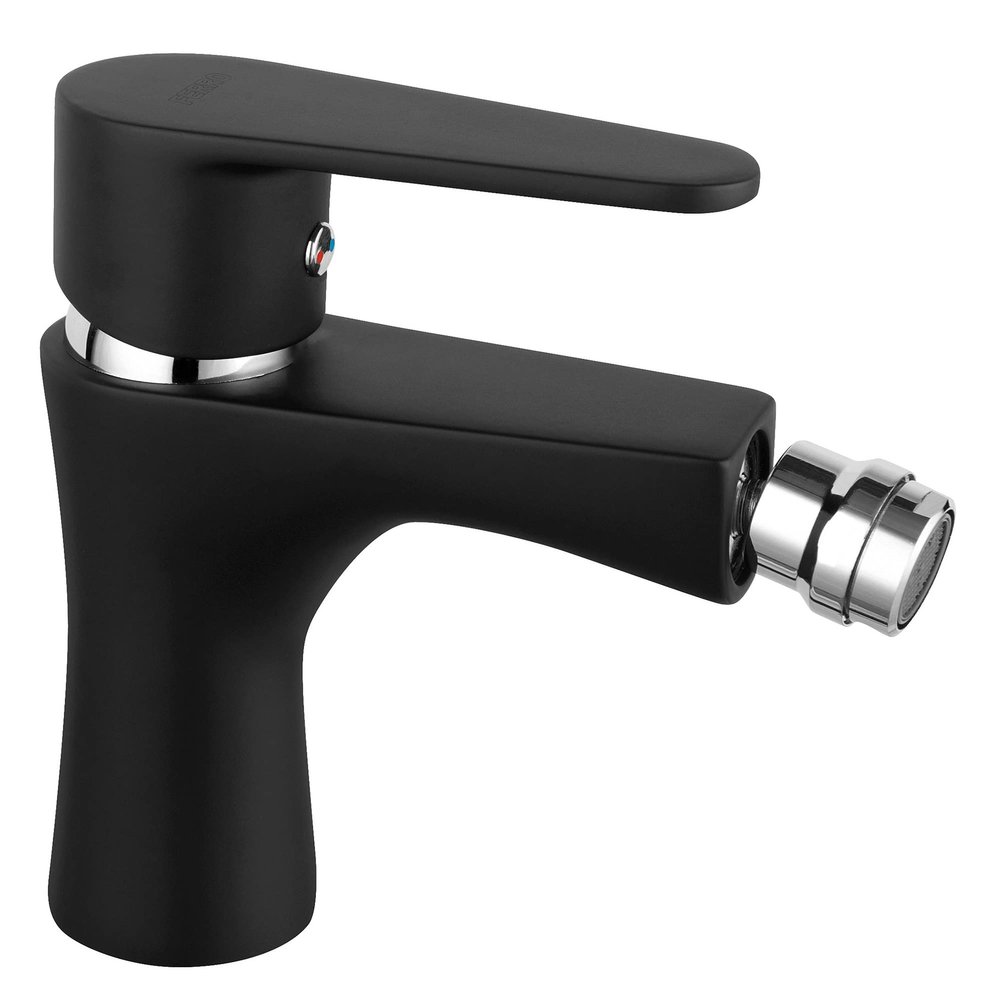 Algeo Black Bidet Mixer Faucet, Matte Black