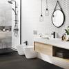 Algeo Black Bidet Mixer Faucet, Matte Black view 3