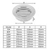 MYCZLQL Stainless Steel Exterior Wall Round Vent Grille, 120 mm view 3