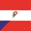 U24 Paraguay–Austria Boat Flag, Premium Quality, 120 x 180 cm view 1