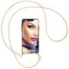 mtb more energy Phone Lanyard Case for Motorola Moto G50 (6.5 in) – Snake Gold Metal Chain, Anti-Shock TPU view 1