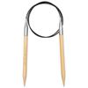 Prym 222512 Circular Knitting Needle 1530, Bamboo, 80 cm, 8.0 mm, Wood Color view 2