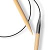 Prym 222512 Circular Knitting Needle 1530, Bamboo, 80 cm, 8.0 mm, Wood Color view 3