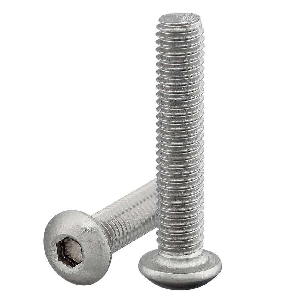DSM M8 x 50 mm Button Head Hex Socket Screws, 50 pcs