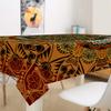 Hearda Vintage Mandala Polyester Tablecloth, Water-Resistant, Vintage Green, 150 x 150 cm view 2