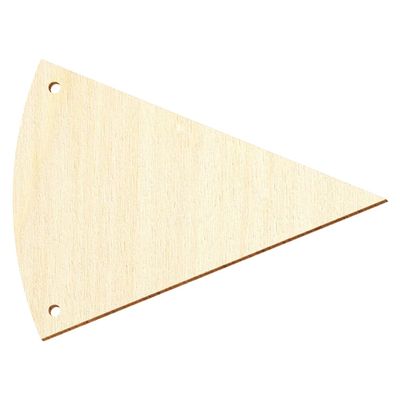 Wooden Pennant V5 – Craft Décor, 5–50 cm, 50-Pack, 50 cm Wide