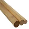 HILCAR Solid Wood Round Dowel, 80 mm, Ash, 1 m view 2