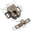 TOSSPER 2-Piece Push-to-Close Cabinet Door Dampers with Magnets view 3