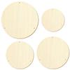 Wooden Disc with 3 Holes, 26 cm, Pack of 50 view 2