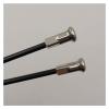 60 Black J-Bend Motorcycle and Bicycle Spokes, 8 Gauge, 304 Stainless Steel, 4.0 mm, 133 mm view 4