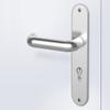 BASI Aluminum F1 Door Security Fitting for House Doors, 50–70 mm, Lever Handle, Cylinder Cover, Knob Set view 2