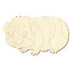 Wooden Guinea Pig V2 – Decorative Craft, 5–50 cm, Pack of 50, 45 cm Wide view 1