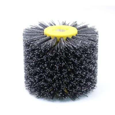 QSCTYG Nylon Polishing Brush, Abrasive Wire Drum Polishing Wheel, Power Brush for Woodworking and Metalworking, 144 (Color: 320 Mesh)