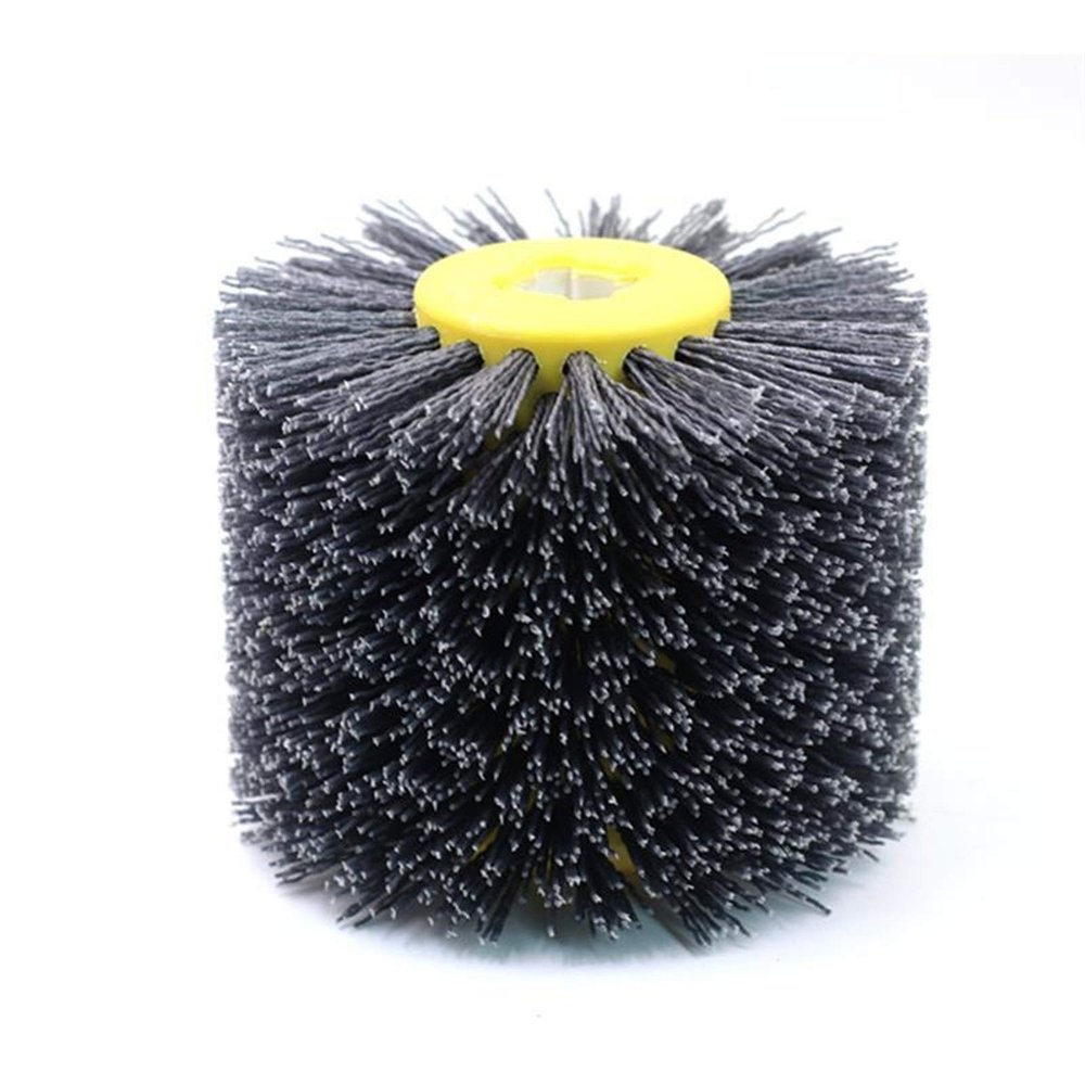 QSCTYG Nylon Polishing Brush, Abrasive Wire Drum Polishing Wheel, Power Brush for Woodworking and Metalworking, 144 (Color: 320 Mesh)