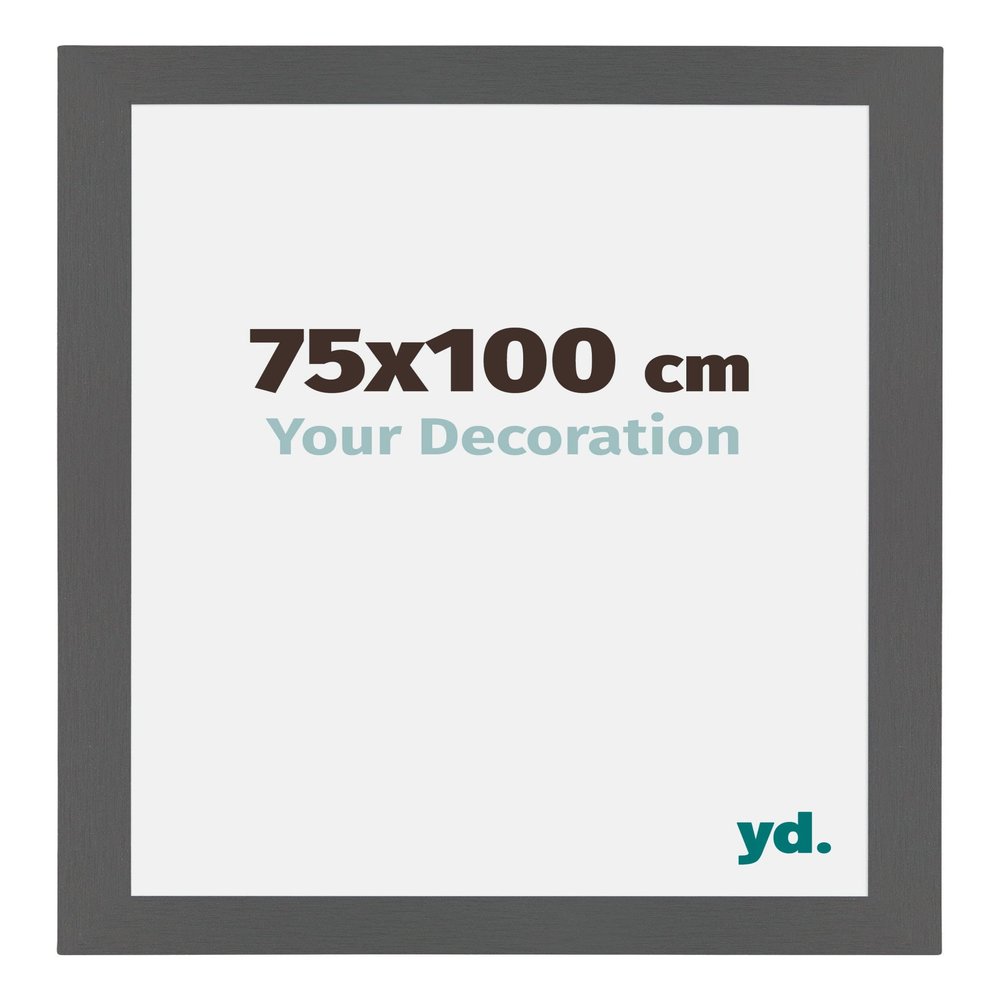 yd. Picture Frame 75 x 100 cm, Anthracite – Mura MDF Frame