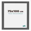 yd. Picture Frame 75 x 100 cm, Anthracite – Mura MDF Frame view 1