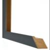yd. Picture Frame 75 x 100 cm, Anthracite – Mura MDF Frame view 4