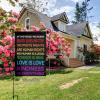 Hitamus Summer Garden Flag 12 x 18 in, In This House We Believe, Double-Sided view 3