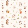 5 Sheets of Gift Wrap, 84.1 x 59.4 cm Each, for Children's Birthday Gifts (Woodland Animals) view 2