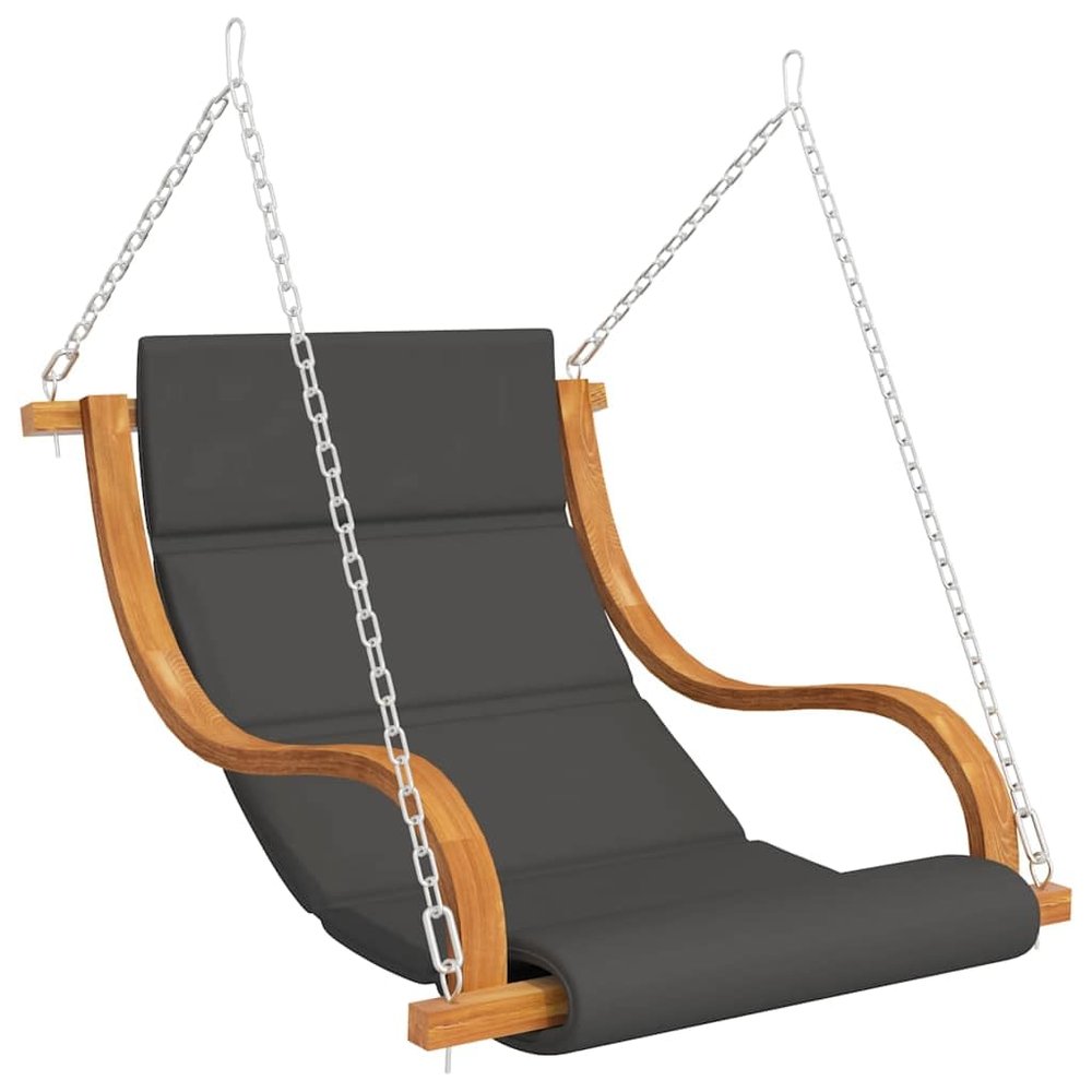 vidaXL Bentwood Hanging Chair Without Stand with Cushion