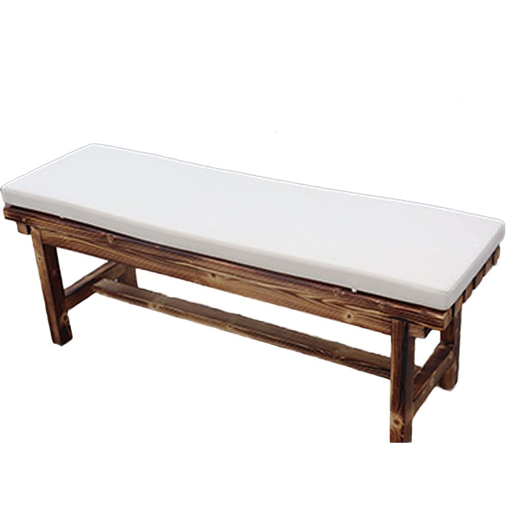 Waterproof Garden Bench Cushion, 90 x 30 x 5 cm, Beige