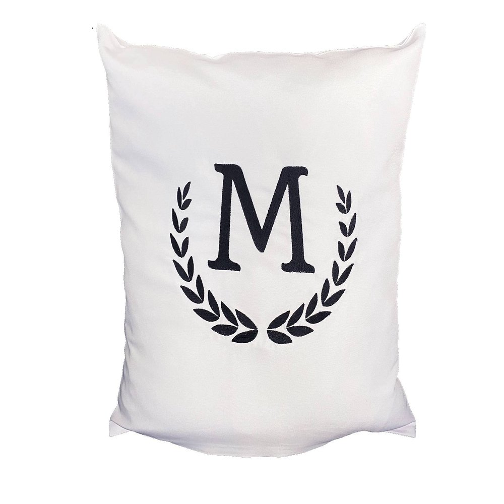 Pet-Jos Personalized Embroidered Pillow Cover (Blue)