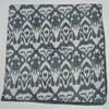Floral Multicolor Handmade Ikat Kantha Quilt, Reversible Cotton Throw, Gray, Twin 60 x 90 in view 1