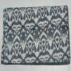 Floral Multicolor Handmade Ikat Kantha Quilt, Reversible Cotton Throw, Gray, Twin 60 x 90 in view 4