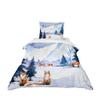 Baby and Kids Bedding Set with Pillowcase, Microfiber Duvet Cover with Zipper, Fox, 2-Piece, 135 x 200 + 80 x 80 cm view 1