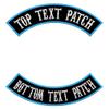 Dark Blue Sea 2-Piece Personalized Iron-On Patch Set view 1