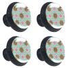 BestIdeas Round Drawer Knobs, 4-Pack, 30 mm, Colorful Mandala Pattern view 2