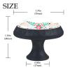 BestIdeas Round Drawer Knobs, 4-Pack, 30 mm, Colorful Mandala Pattern view 4