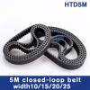 Temhyu Shuxiang HTD 5M Timing Belt, 435/440/445/450 mm, 5 mm Pitch, 87–90 Teeth view 2